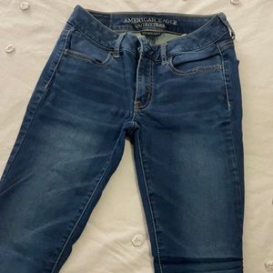 American eagle super super stretch skinny jeans